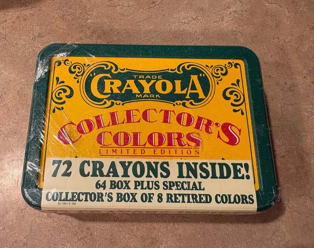 Crayola Collector's Colors Limited Edition 72 Crayons Tin